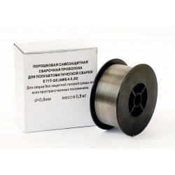 Стоимость Проволока порошковая MIG E71T-GS d=0,8 мм (1 кг) в Газопроводе